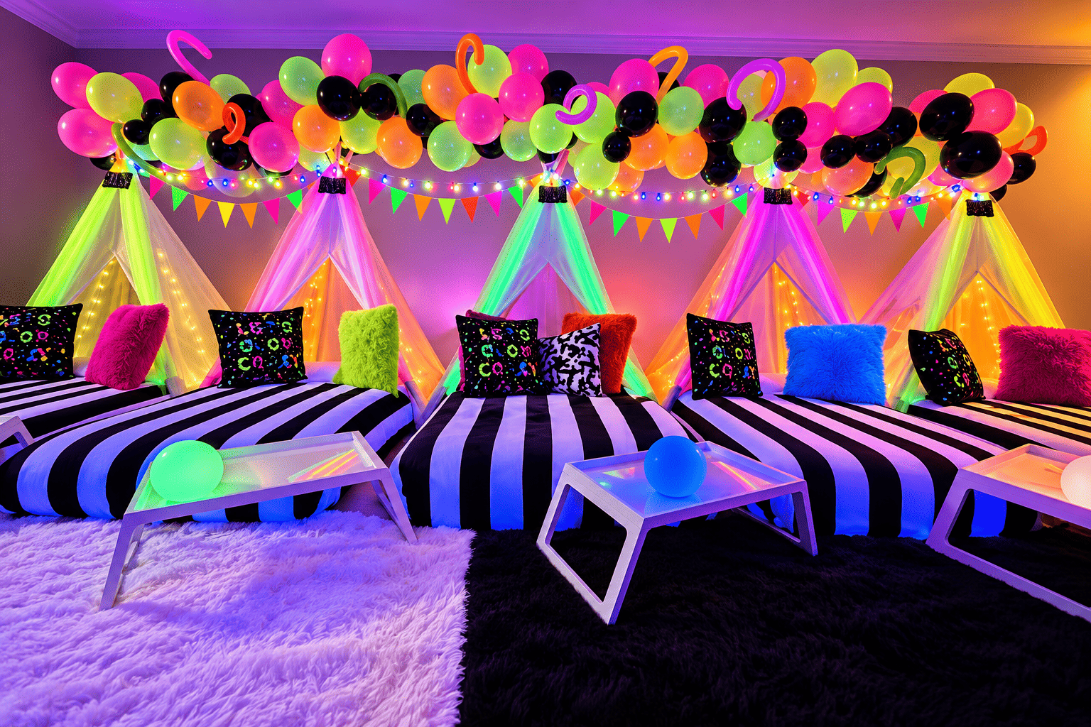 Halloween party atmosphere